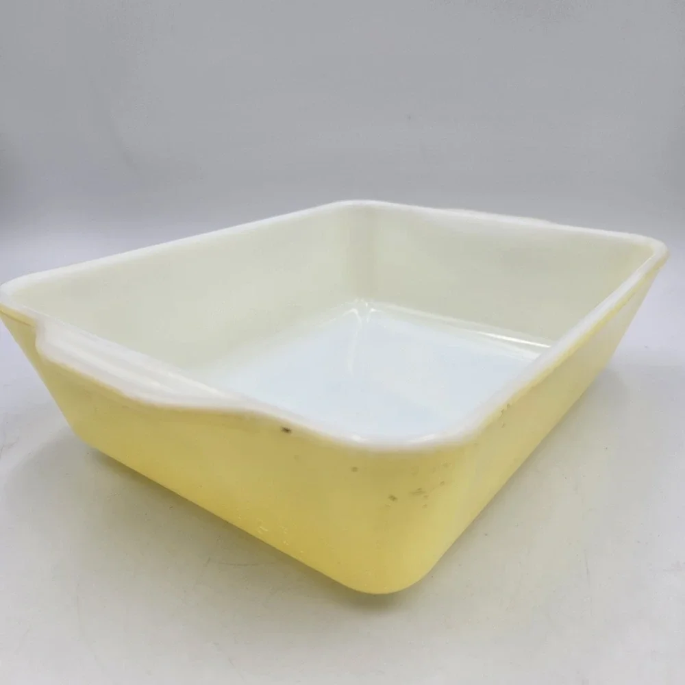 Vintage Pyrex 503-B Yellow 1-1/2‎ Qt Rectangular Casserole Baking Dish NO LID